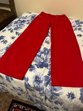 wild fable Red Wide-Leg Jeans